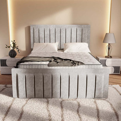Hamilton Upholstered Bed - Seal Grey Naples