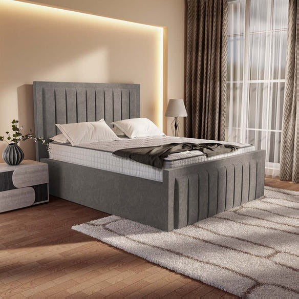 Hamilton Upholstered Bed - Slate Grey Naples