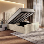 Hamilton Upholstered Ottoman Bed - Almond Coniston