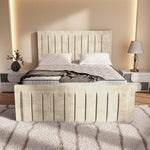 Hamilton Upholstered Ottoman Bed - Almond Coniston