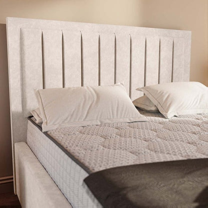Hamilton Upholstered Ottoman Bed - Cream Naples