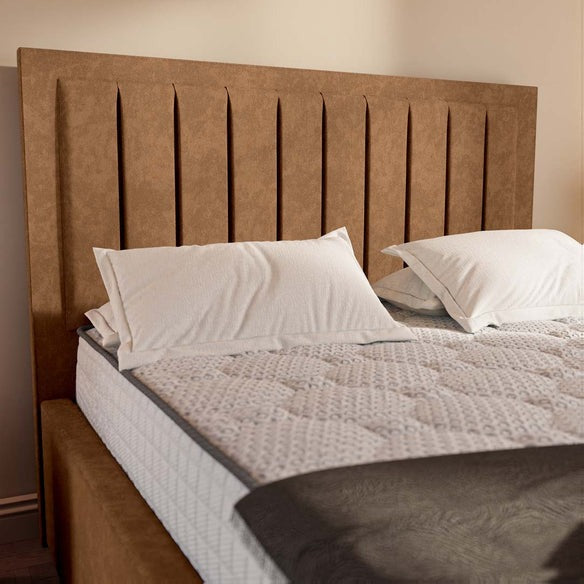 Hamilton Upholstered Ottoman Bed - Mink Naples