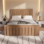 Hamilton Upholstered Ottoman Bed - Mink Naples