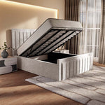Hamilton Upholstered Ottoman Bed - Seal Grey Naples