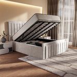 Hamilton Upholstered Ottoman Bed - Seal Grey Naples