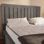 Hamilton Upholstered Ottoman Bed - Slate Grey Naples