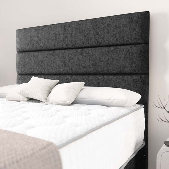 Havana Divan Bed - Black Chenille