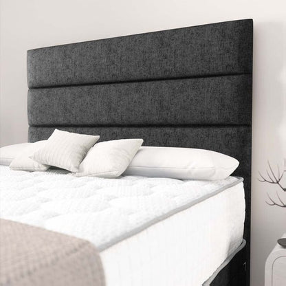 Havana Divan Bed - Black Chenille