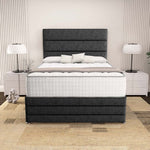 Havana Divan Bed - Black Chenille