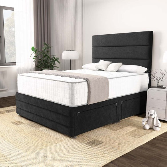 Havana Divan Bed - Black Naples