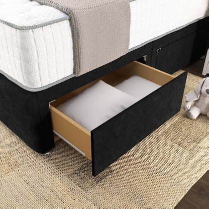 Havana Divan Bed - Black Naples