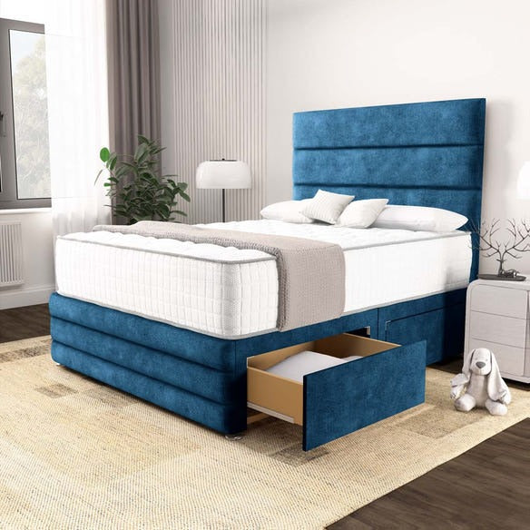 Havana Divan Bed - Blue Coniston