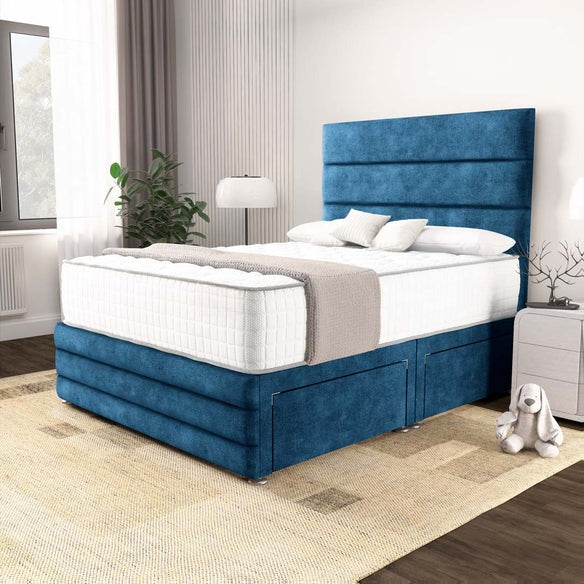 Havana Divan Bed - Blue Coniston