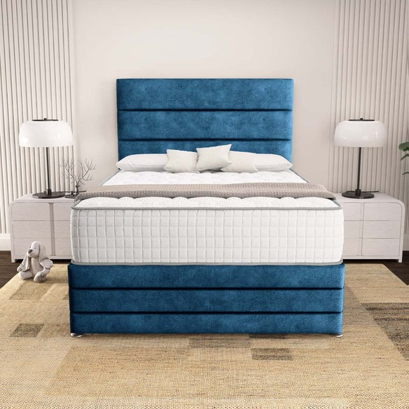 Havana Divan Bed - Blue Coniston