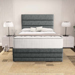 Havana Divan Bed - Charcoal Chenille