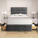 Havana Divan Bed - Charcoal Coniston