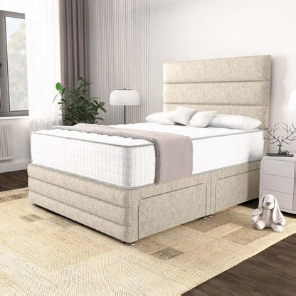 Havana Divan Bed - Cream Chenille