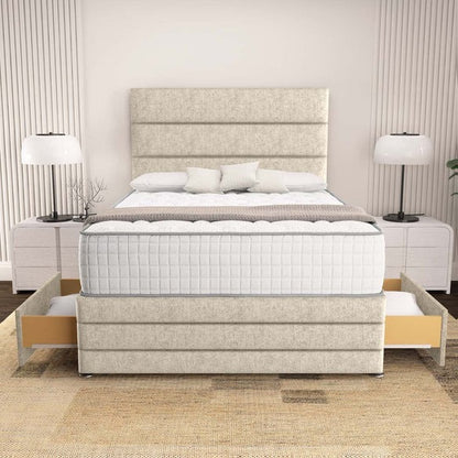 Havana Divan Bed - Cream Chenille