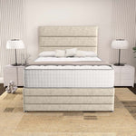 Havana Divan Bed - Cream Chenille