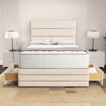 Havana Divan Bed - Cream Naples