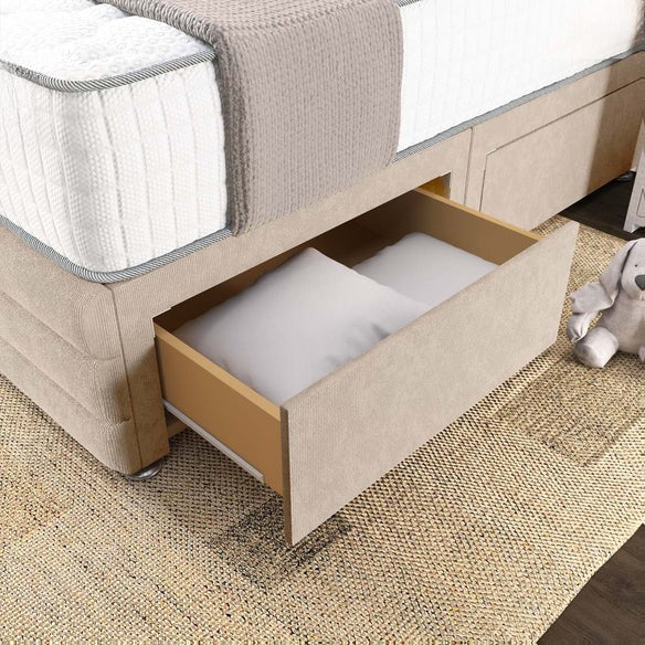 Havana Divan Bed - Cream Naples