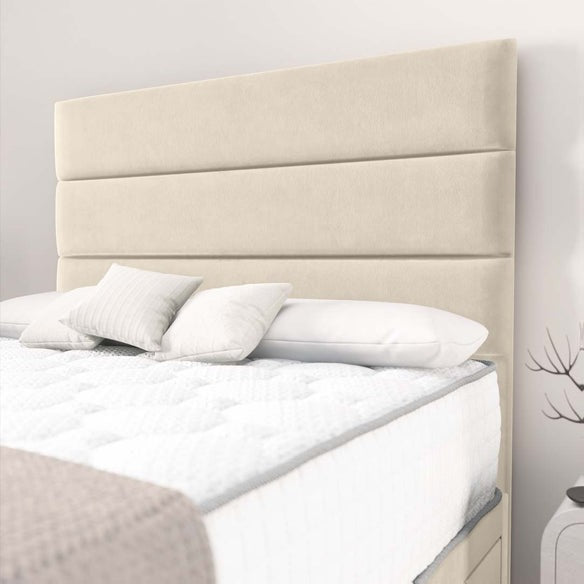 Havana Divan Bed - Cream Plush Velvet