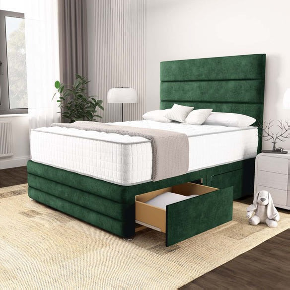 Havana Divan Bed - Emerald Coniston