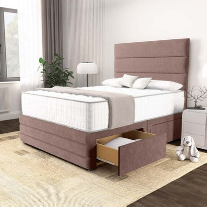 Havana Divan Bed - Mauve Naples
