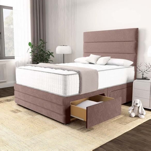 Havana Divan Bed - Mauve Naples