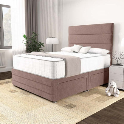 Havana Divan Bed - Mauve Naples