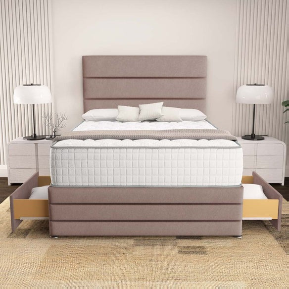 Havana Divan Bed - Mauve Naples
