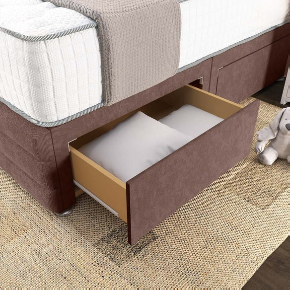 Havana Divan Bed - Mauve Naples
