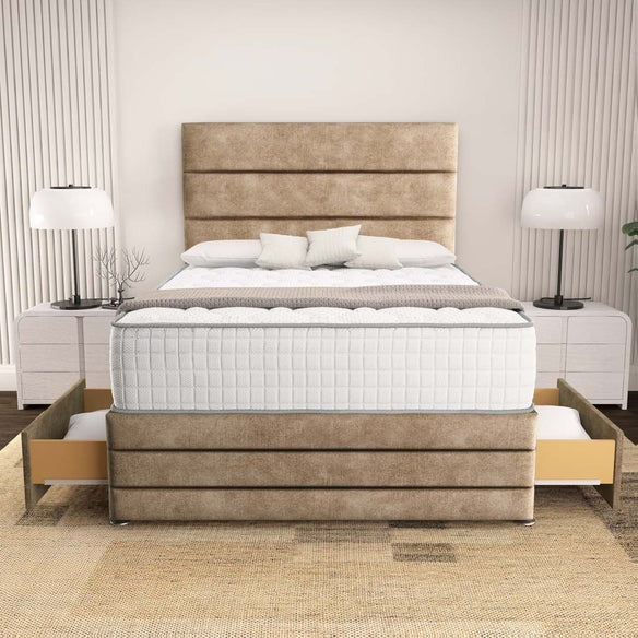 Havana Divan Bed - Mink Coniston