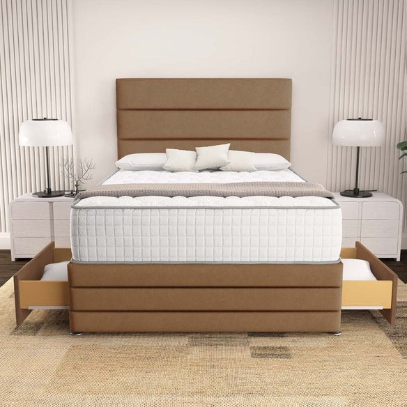 Havana Divan Bed - Mink Naples