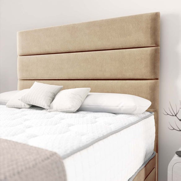 Havana Divan Bed - Mink Plush Velvet