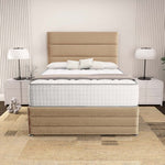 Havana Divan Bed - Mink Plush Velvet
