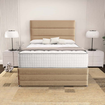 Havana Divan Bed - Mink Plush Velvet