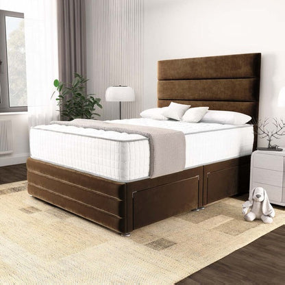 Havana Divan Bed - Mocca Plush Velvet