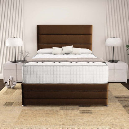 Havana Divan Bed - Mocca Plush Velvet