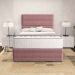 Havana Divan Bed - Pink Plush Velvet