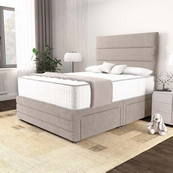 Havana Divan Bed - Seal Grey Naples