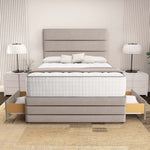 Havana Divan Bed - Seal Grey Naples