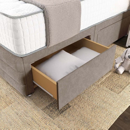 Havana Divan Bed - Seal Grey Naples