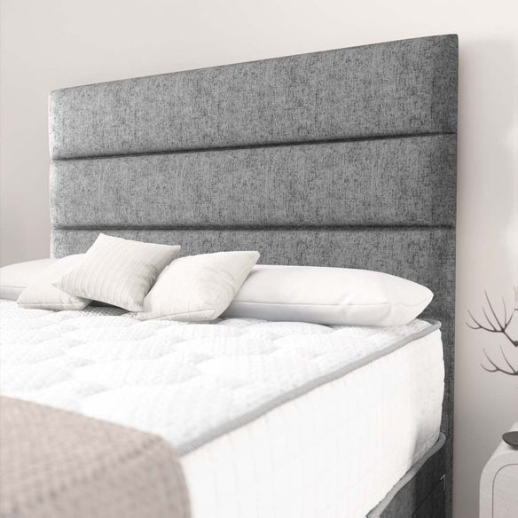 Havana Divan Bed - Silver Chenille