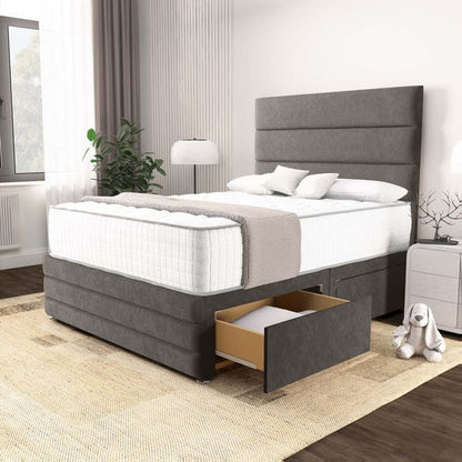 Havana Divan Bed - Slate Grey Naples