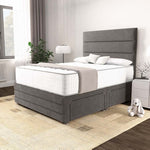 Havana Divan Bed - Slate Grey Naples
