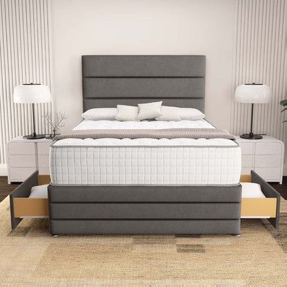 Havana Divan Bed - Slate Grey Naples