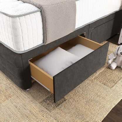 Havana Divan Bed - Slate Grey Naples