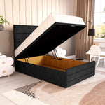 Havana Kids Ottoman Divan Bed - Black Naples