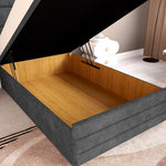 Havana Kids Ottoman Divan Bed - Charcoal Coniston